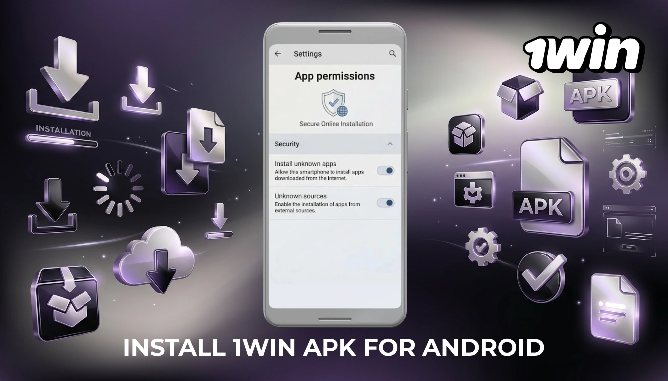 Follow these instructions to install the 1Win app on your Android device